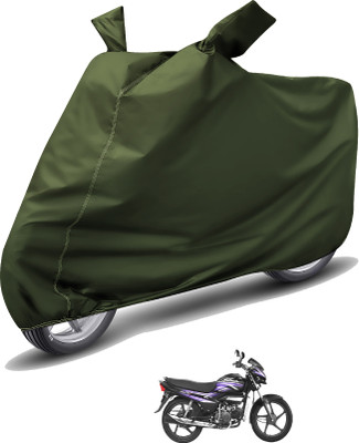 MOCKHE Waterproof Two Wheeler Cover for Hero(Super Splendor, Green)