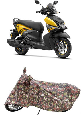 Coxtor Waterproof Two Wheeler Cover for Yamaha(Ray-ZR 125FI, Multicolor)