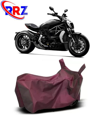 RRZ Waterproof Two Wheeler Cover for Ducati(XDiavel, Maroon)