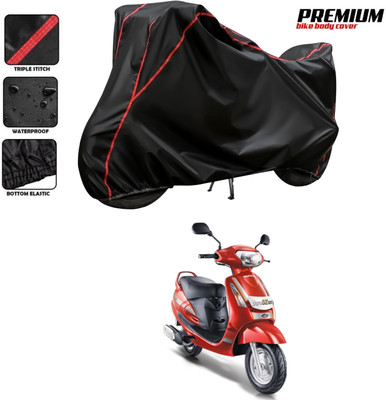 PAGORA Waterproof Two Wheeler Cover for Mahindra(Duro, Black)