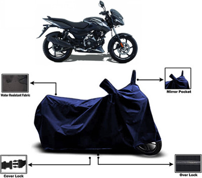 KEDIT Two Wheeler Cover for Bajaj(Pulsar 150 DTS-i, Blue)
