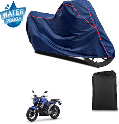 GOSHIV-car and bike accessories Waterproof Two Wheeler Cover for Yamaha(Fazer, Blue)