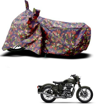 DeepShakshi AUTOMOTIVE Two Wheeler Cover for Royal Enfield(Battle, Multicolor)