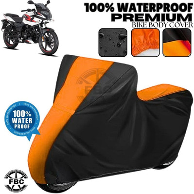 AutoGalaxy Waterproof Two Wheeler Cover for Bajaj(Pulsar 220F, Black)