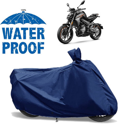 AutoGalaxy Waterproof Two Wheeler Cover for CFMoto(300NK, Blue)