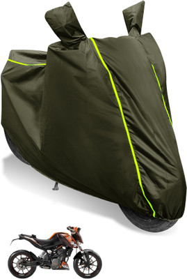 Auto Hub Waterproof Two Wheeler Cover for KTM(200 Duke, Multicolor)