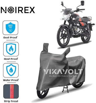 NOIREX Two Wheeler Cover for Bajaj(V12, Grey)