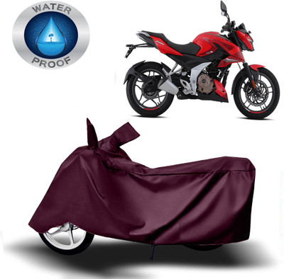 Autoinnovation Two Wheeler Cover for Bajaj(Pulsar 250, Maroon)