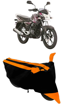 Varnwal E Commerce Waterproof Two Wheeler Cover for Bajaj(Discover 150 s, Orange, Black)