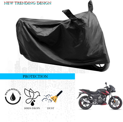 ANTHUB Waterproof Two Wheeler Cover for Bajaj(Pulsar 180, Black)