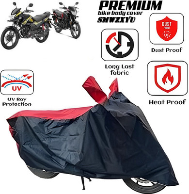 smwzxyu Waterproof Two Wheeler Cover for Honda(CB Shine, Red)