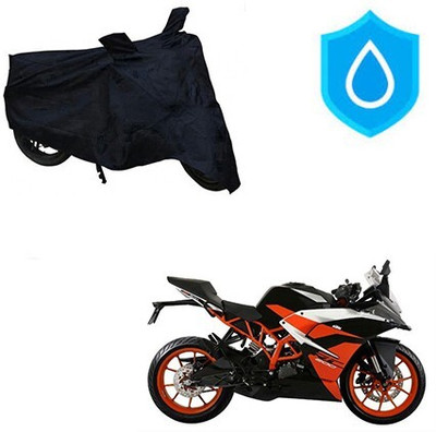DeepShakshi AUTOMOTIVE Waterproof Two Wheeler Cover for KTM(RC 390, Black)