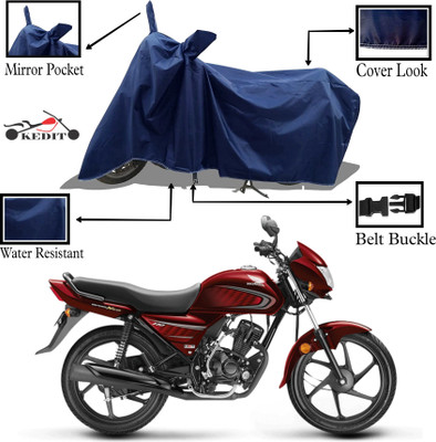 KEDIT Two Wheeler Cover for Honda(Blue)