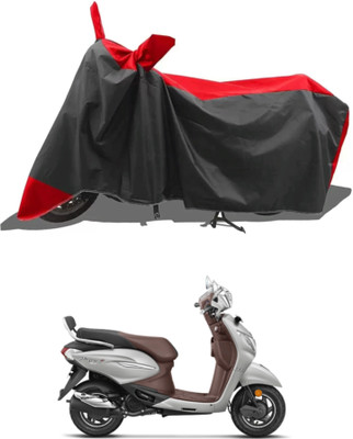 MMSSTAR Waterproof Two Wheeler Cover for Hero(Pleasure, Red, Black)