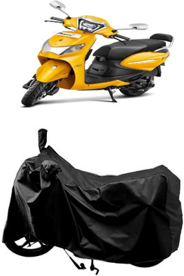 DeepShakshi AUTOMOTIVE Two Wheeler Cover for Hero(MotoCorp Pleasure Plus, Black)