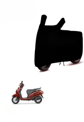 DeepShakshi AUTOMOTIVE Two Wheeler Cover for Honda(Activa 4G, Black)