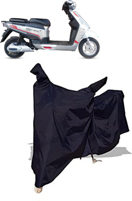 Amexride Two Wheeler Cover for Hero Electric(Electric NYX BS6, Black)