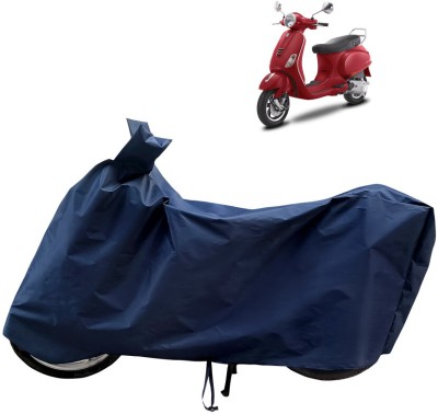 Horseyaart Waterproof Two Wheeler Cover for Vespa(Vespa VXL, Blue)