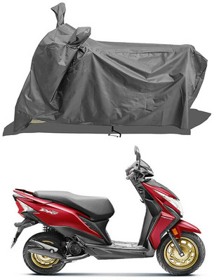 JC AutoHub Waterproof Two Wheeler Cover for Honda(Dio, Grey)