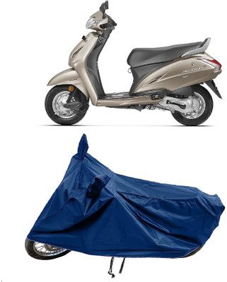 SPECTUS Two Wheeler Cover for Honda(Activa 4G, Blue)
