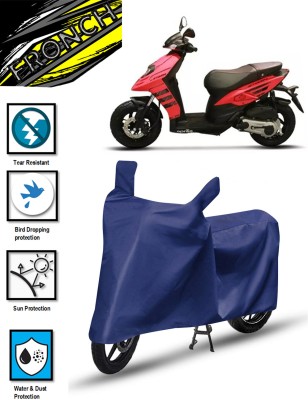 FRONCH Waterproof Two Wheeler Cover for Aprilia(Storm 125, Blue)