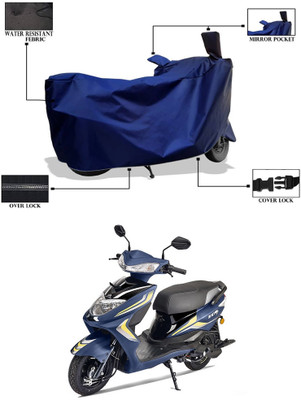 CODOKI Waterproof Two Wheeler Cover for Ampere(Zeal, Blue)
