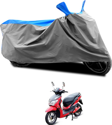 CODOKI Waterproof Two Wheeler Cover for Hero(Electric Dash, Grey, Blue)