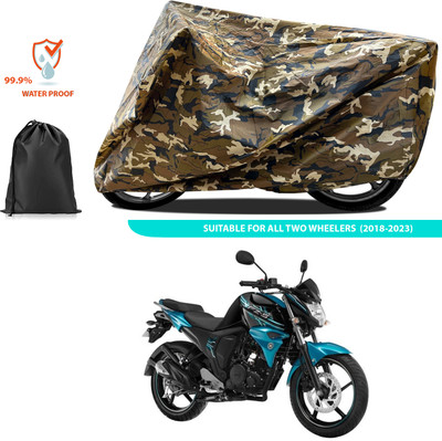 CODOKI Two Wheeler Cover for Yamaha(FZ S FI (V 2.0), Yellow)
