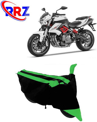 RRZ Waterproof Two Wheeler Cover for Benelli(TNT 600i, Black, Green)