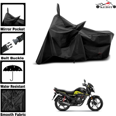 KEDIT Two Wheeler Cover for Universal For Bike(SP 125, Black)