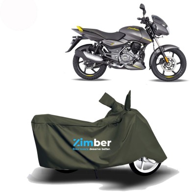 ZIMBER Two Wheeler Cover for Bajaj(Pulsar 150, Green)