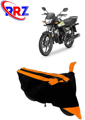 RRZ Waterproof Two Wheeler Cover for Honda(CD deluxe, Black, Orange)