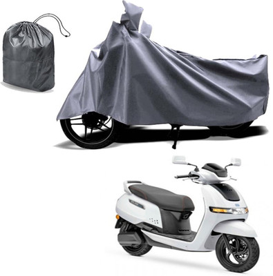 Autoinnovation Waterproof Two Wheeler Cover for TVS(iQube Electric, Grey)