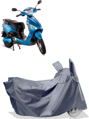 Amexride Two Wheeler Cover for Hero Electric(Electric Optima Plus, Grey)