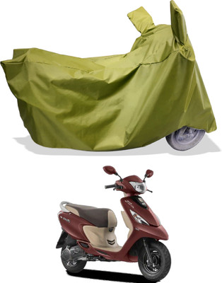 Amexride Two Wheeler Cover for TVS(Scooty Zest BS6, Maroon)