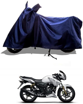 AASHTIK MART Two Wheeler Cover for TVS(Apache RTR 180, Blue)
