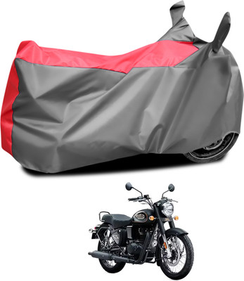 CODOKI Waterproof Two Wheeler Cover for Royal Enfield(Bullet 350, Grey, Red)