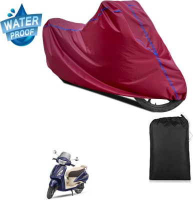 GOSHIV-car and bike accessories Waterproof Two Wheeler Cover for TVS(Jupiter, Maroon)