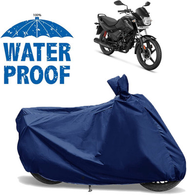 AUTOCAD Waterproof Two Wheeler Cover for Hero(Passion Pro, Blue)