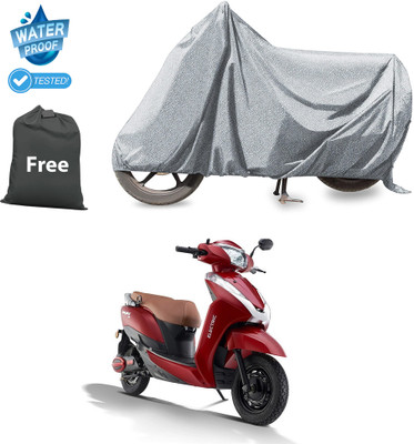CODOKI Waterproof Two Wheeler Cover for Ampere(Magnus BS6, Silver)