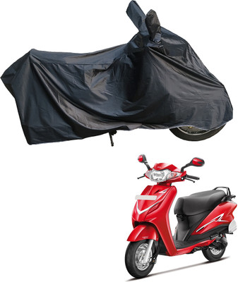 Motodreka Waterproof Two Wheeler Cover for Hero(Duet 125 CC BS6, Black)