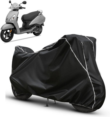 SThanaveX Waterproof Two Wheeler Cover for TVS(Jupiter, Black, White)
