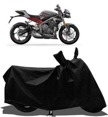 Tricway Waterproof Two Wheeler Cover for Triumph(Speed Triple ABS, Black)