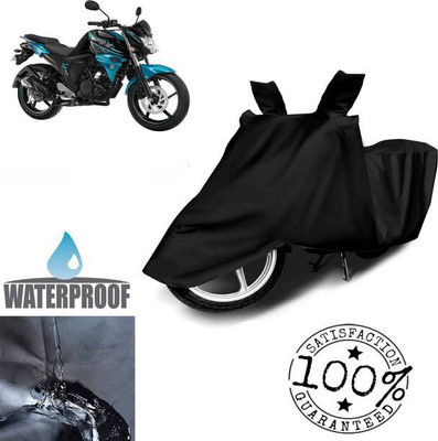 RAAMKM Waterproof Two Wheeler Cover for Hero, Honda(Vespa LX, Black)