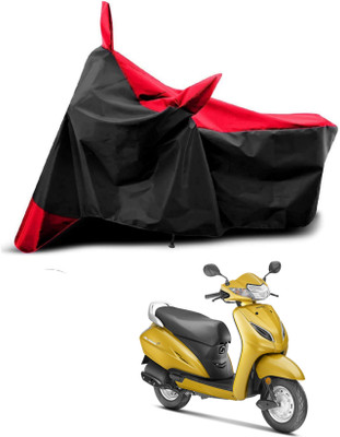 KEDIT Two Wheeler Cover for Honda(Activa 5G, Red, Black)
