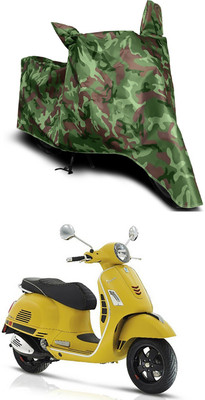 Furious3D Two Wheeler Cover for Piaggio(Vespa VXL 150, Multicolor)