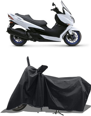 AutoGalaxy Waterproof Two Wheeler Cover for Suzuki(Black)