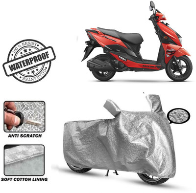 Autoinnovation Waterproof Two Wheeler Cover for Suzuki(Avenis 125, Silver)