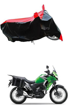 VESMEI Two Wheeler Cover for Kawasaki(Versys-X 300, Red)