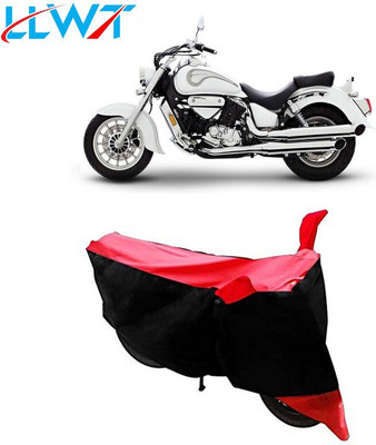 DeepShakshi AUTOMOTIVE Waterproof Two Wheeler Cover for Hyosung(ST7, Black, Red)